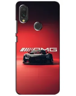 Чохол для Xiaomi Redmi 7 з картинкою «Mercedes AMG — червона лінія»