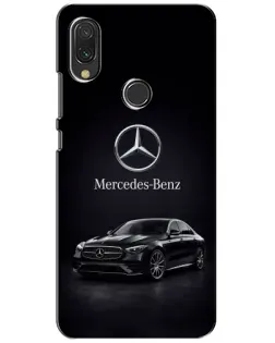 Чохол для Xiaomi Redmi 7 з картинкою «Mercedes — решітка радіатора»