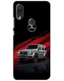 Чохол для Xiaomi Redmi 7 з картинкою «Mercedes G-Class червоний»