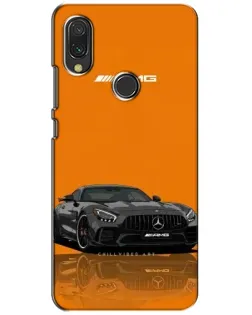 Чохол для Xiaomi Redmi 7 з картинкою «Помаранчевий Mercedes AMG»