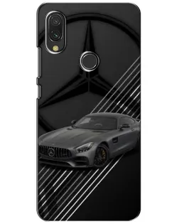 Чохол для Xiaomi Redmi 7 з картинкою «Mercedes AMG — графіка»