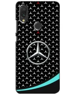 Чохол для Xiaomi Redmi 7 з картинкою «Mercedes — бірюзовий акцент»
