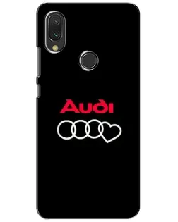 Чохол для Xiaomi Redmi 7 з картинкою «Логотип Audi Heart»