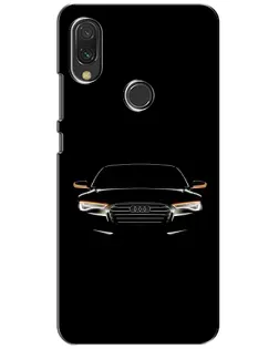 Чохол для Xiaomi Redmi 7 з картинкою «Audi — нічний контур»