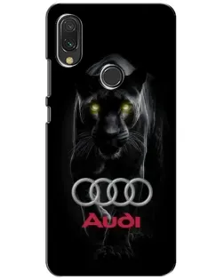 Чохол для Xiaomi Redmi 7 з картинкою «Пантера та Audi»