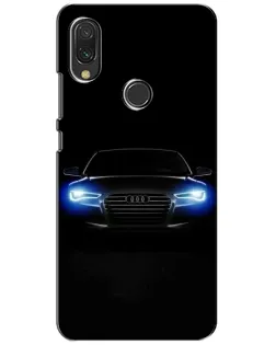 Чохол для Xiaomi Redmi 7 з картинкою «Audi в неоні»