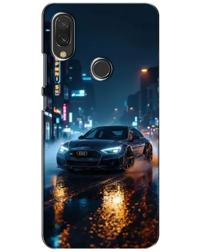 Чохол для Xiaomi Redmi 7 з картинкою «Нічне місто та Audi» Чохол для Xiaomi Redmi 7 з картинкою «Нічне місто та Audi»