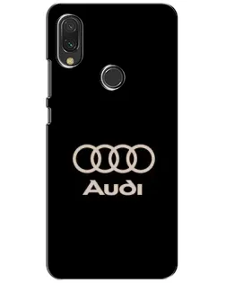 Чохол для Xiaomi Redmi 7 з картинкою «Audi — золотий логотип»