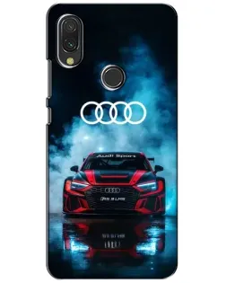 Чохол для Xiaomi Redmi 7 з картинкою «Audi Sport — неон»