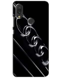 Чохол для Xiaomi Redmi 7 з картинкою «Audi — абстрактні кільця»