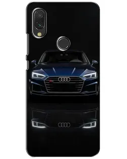 Чохол для Xiaomi Redmi 7 з картинкою «Audi — нічне відображення»