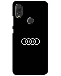 Чохол для Xiaomi Redmi 7 з картинкою «Audi White Logo»