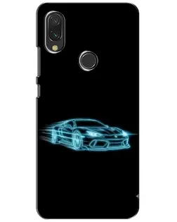 Чехол для Xiaomi Redmi 7 с картинкой «Неоновый контур Lamborghini» Чехол для Xiaomi Redmi 7 с картинкой «Неоновый контур Lamborghini»