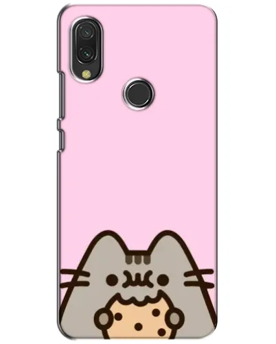 Чехол для Xiaomi Redmi 7 с картинкой «Pusheen и печенье»