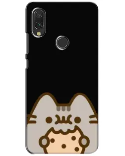 Чехол для Xiaomi Redmi 7 с картинкой «Пушин на черном»