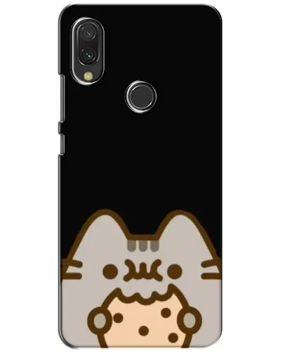 Чехол для Xiaomi Redmi 7 с картинкой «Пушин на черном»