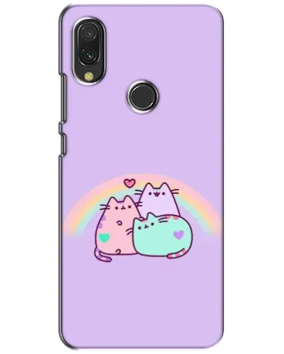 Чехол для Xiaomi Redmi 7 с картинкой «Радужные Пушины»