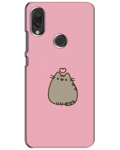 Чехол для Xiaomi Redmi 7 с картинкой «Pusheen сердце»
