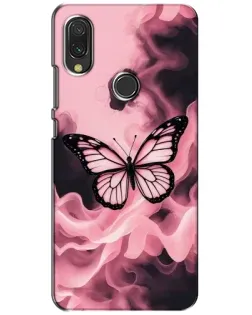 Чохол для Xiaomi Redmi 7 з картинкою «Метелик у диму»