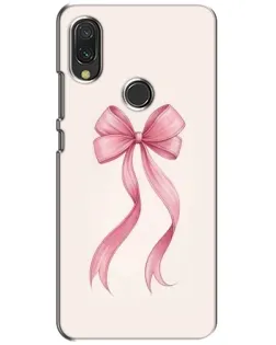 Чохол для Xiaomi Redmi 7 з картинкою «Рожевий бант»