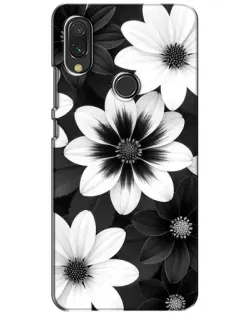 Чохол для Xiaomi Redmi 7 з картинкою «Монохромні айстри» Чохол для Xiaomi Redmi 7 з картинкою «Монохромні айстри»