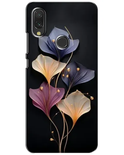 Чохол для Xiaomi Redmi 7 з картинкою «Лілові квіти грації»