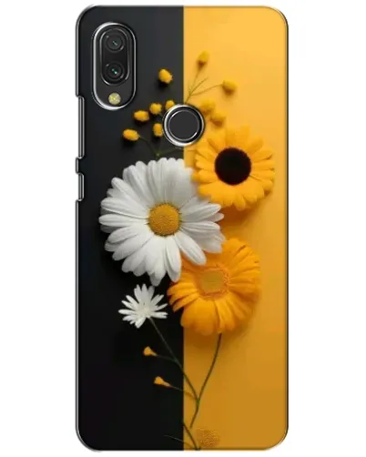 Чохол для Xiaomi Redmi 7 з картинкою «Соняшник та ромашка»
