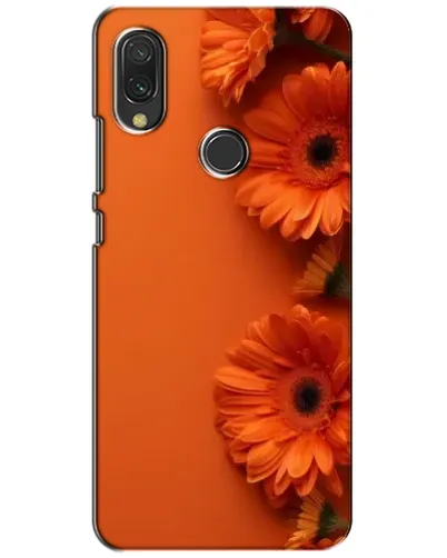Чохол для Xiaomi Redmi 7 з картинкою «Помаранчеві гербери»