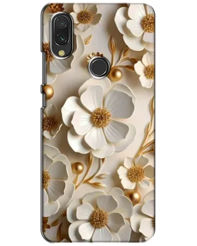 Чохол для Xiaomi Redmi 7 з картинкою «Білі паперові квіти»
