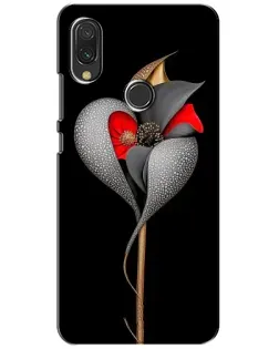 Чохол для Xiaomi Redmi 7 з картинкою «Срібна фантазійна квітка» Чохол для Xiaomi Redmi 7 з картинкою «Срібна фантазійна квітка»