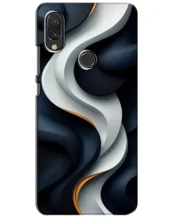 Чехол для Xiaomi Redmi 7 с картинкой «Объемные черно-белые ленты» Чехол для Xiaomi Redmi 7 с картинкой «Объемные черно-белые ленты»