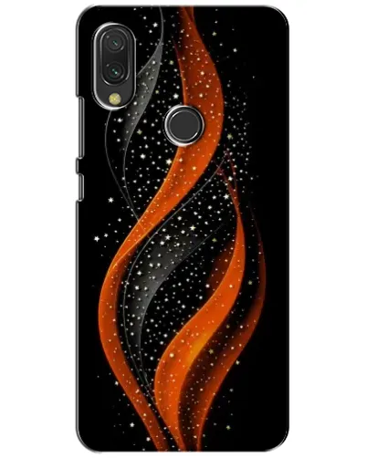 Чехол для Xiaomi Redmi 7 с картинкой «Огненная звездная волна»