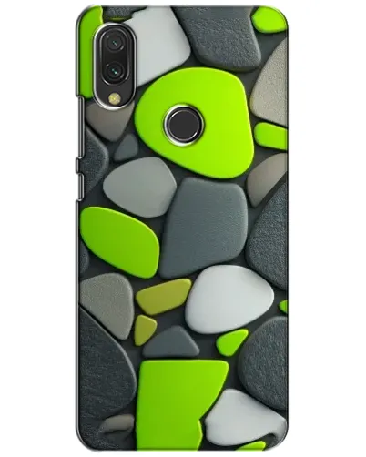 Чехол для Xiaomi Redmi 7 с картинкой «Яркая неоновая галька»