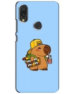 Чохол для Xiaomi Redmi 7 з картинкою «Капібара на скейті» Чохол для Xiaomi Redmi 7 з картинкою «Капібара на скейті»