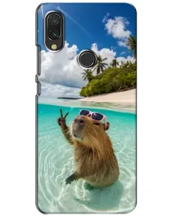 Чохол для Xiaomi Redmi 7 з картинкою «Капібара на морі» Чохол для Xiaomi Redmi 7 з картинкою «Капібара на морі»