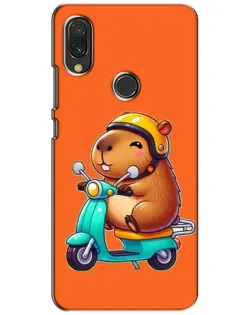 Чохол для Xiaomi Redmi 7 з картинкою «Капібара на скутері» Чохол для Xiaomi Redmi 7 з картинкою «Капібара на скутері»