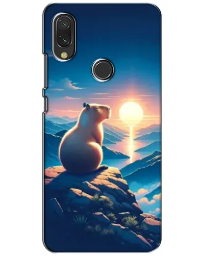 Чехол для Xiaomi Redmi 7 с картинкой «Закат солнца с капибарой» Чехол для Xiaomi Redmi 7 с картинкой «Закат солнца с капибарой»