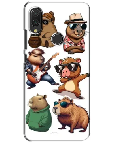 Чехол для Xiaomi Redmi 7 с картинкой «Крутые капибары музыканты» Чехол для Xiaomi Redmi 7 с картинкой «Крутые капибары музыканты»