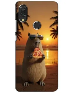 Чохол для Xiaomi Redmi 7 з картинкою «Капібара з піцою» Чохол для Xiaomi Redmi 7 з картинкою «Капібара з піцою»