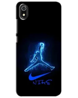 Чехол для Xiaomi Redmi 7A с картинкой «Jordan Neon Blue»