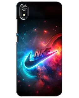 Чехол для Xiaomi Redmi 7A с картинкой «Огненный логотип Nike»