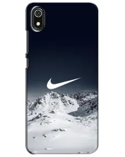 Чехол для Xiaomi Redmi 7A с картинкой «Nike — зимние горы»