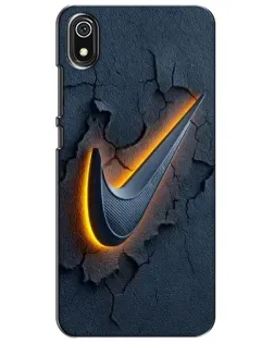 Чехол для Xiaomi Redmi 7A с картинкой «Объемный логотип Найк»