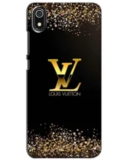 Чехол для Xiaomi Redmi 7A с картинкой «LV — золотые искры»