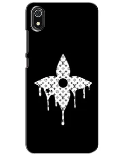 Чехол для Xiaomi Redmi 7A с картинкой «Цветочная монограмма»