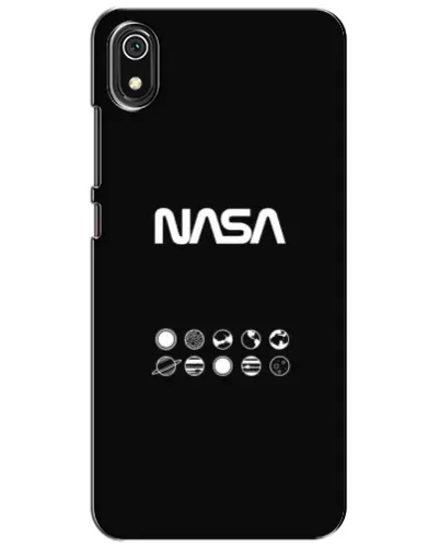 Чехол для Xiaomi Redmi 7A с картинкой «NASA — технический принт»