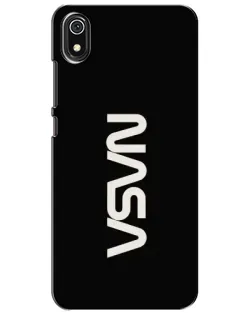Чехол для Xiaomi Redmi 7A с картинкой «NASA — вертикальный логотип»