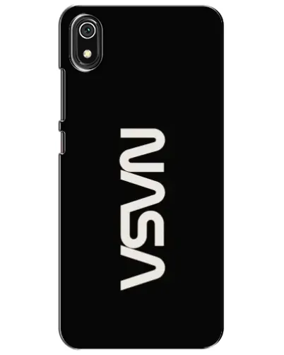 Чехол для Xiaomi Redmi 7A с картинкой «NASA — вертикальный логотип»