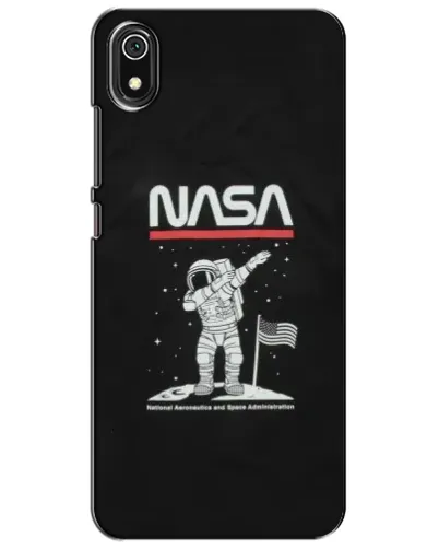 Чехол для Xiaomi Redmi 7A с картинкой «NASA — шагаем по Луне»