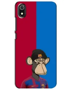 Чохол для Xiaomi Redmi 7A з картинкою «Bored Ape — фанат Барси»